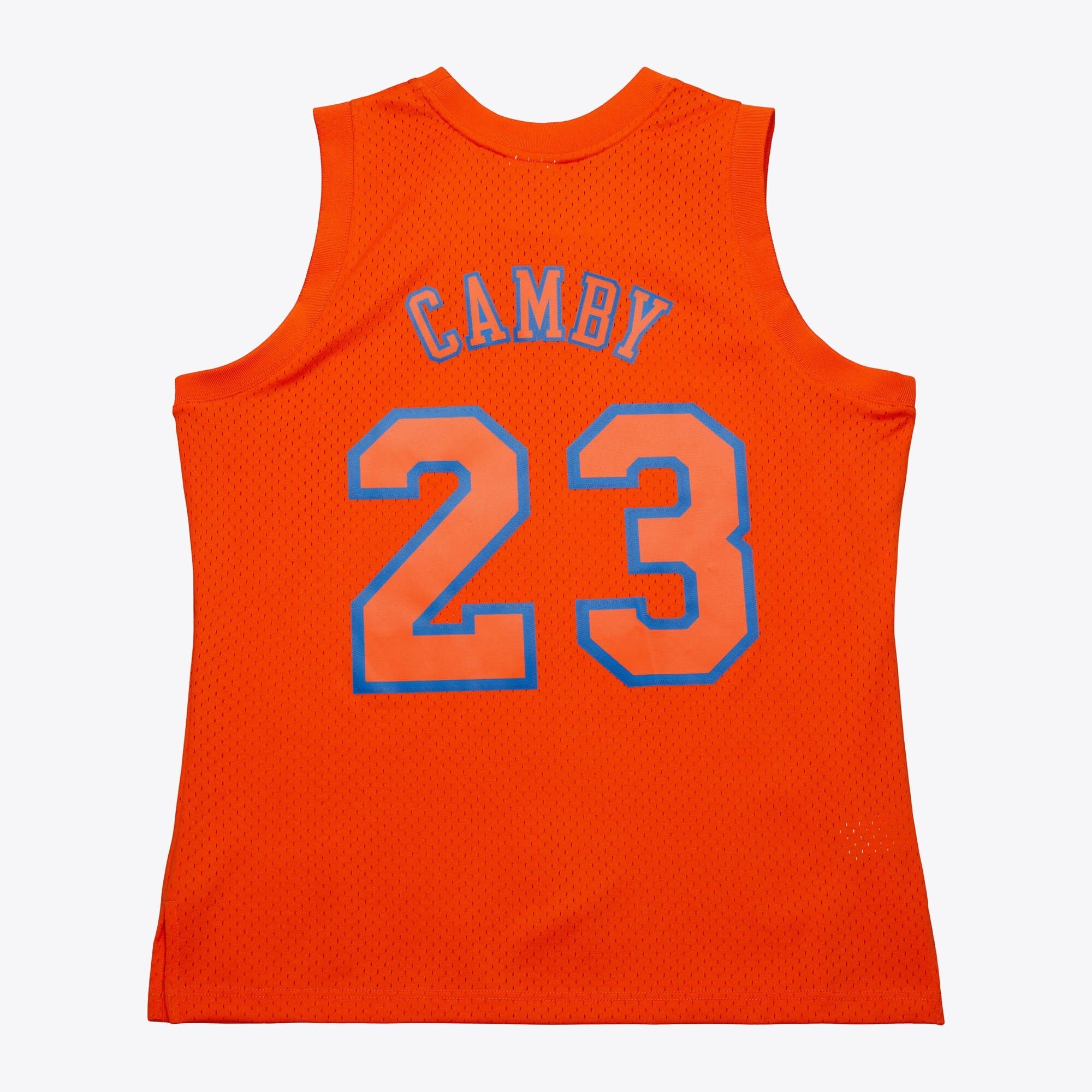 New York Knicks Mitchell & Ness Marcus Camby 2012 Day Authentic Jersey - Orange