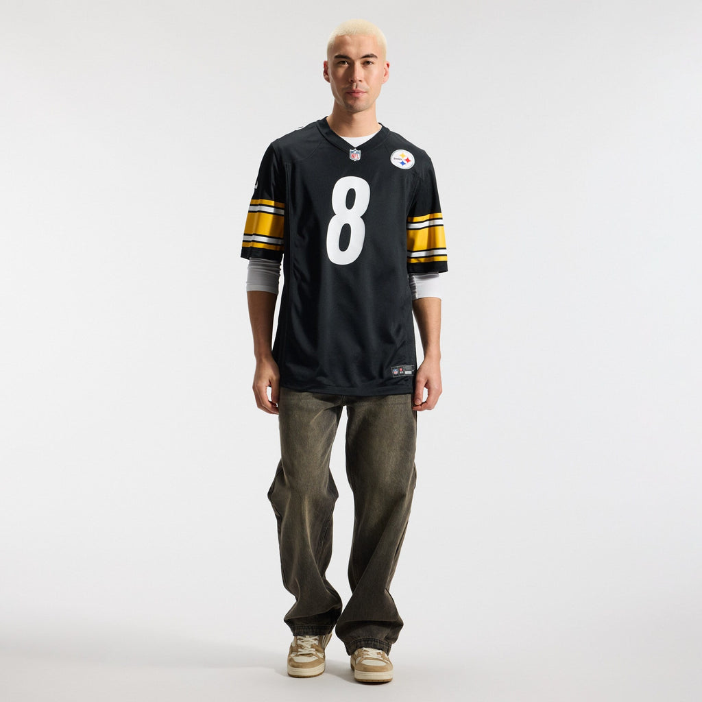 Pittsburgh Steelers Aaron Rodgers Nike Black Game Jersey