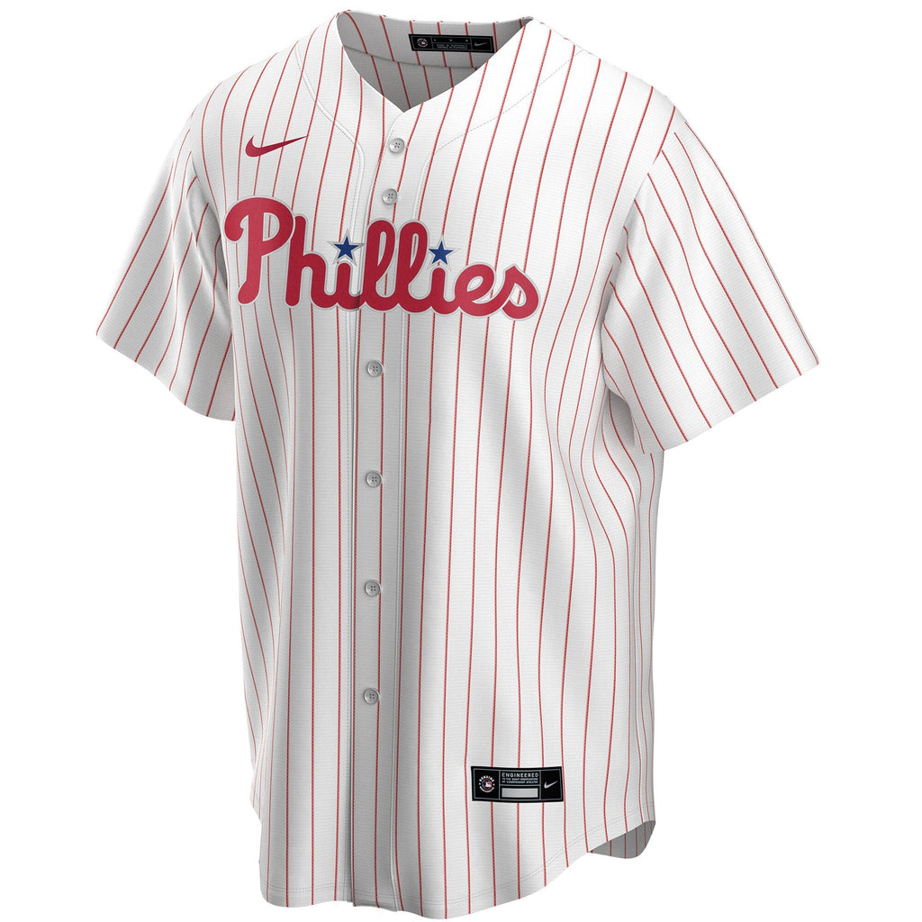 Philadelphia Phillies Nike White Home Replica Custom Jersey