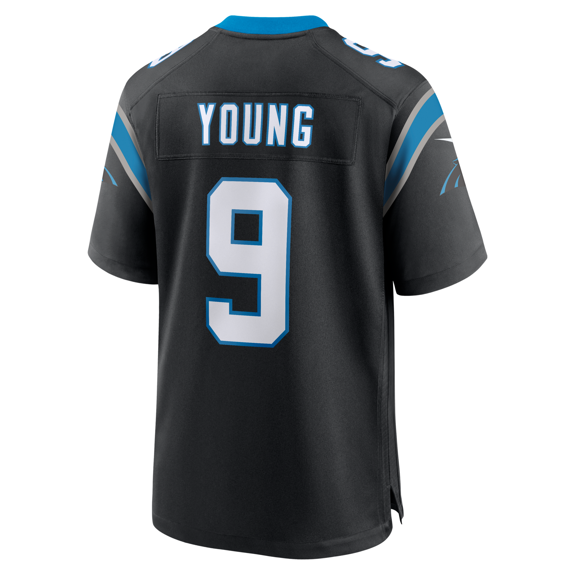 Carolina Panthers Bryce Young Nike Black Team Game Jersey
