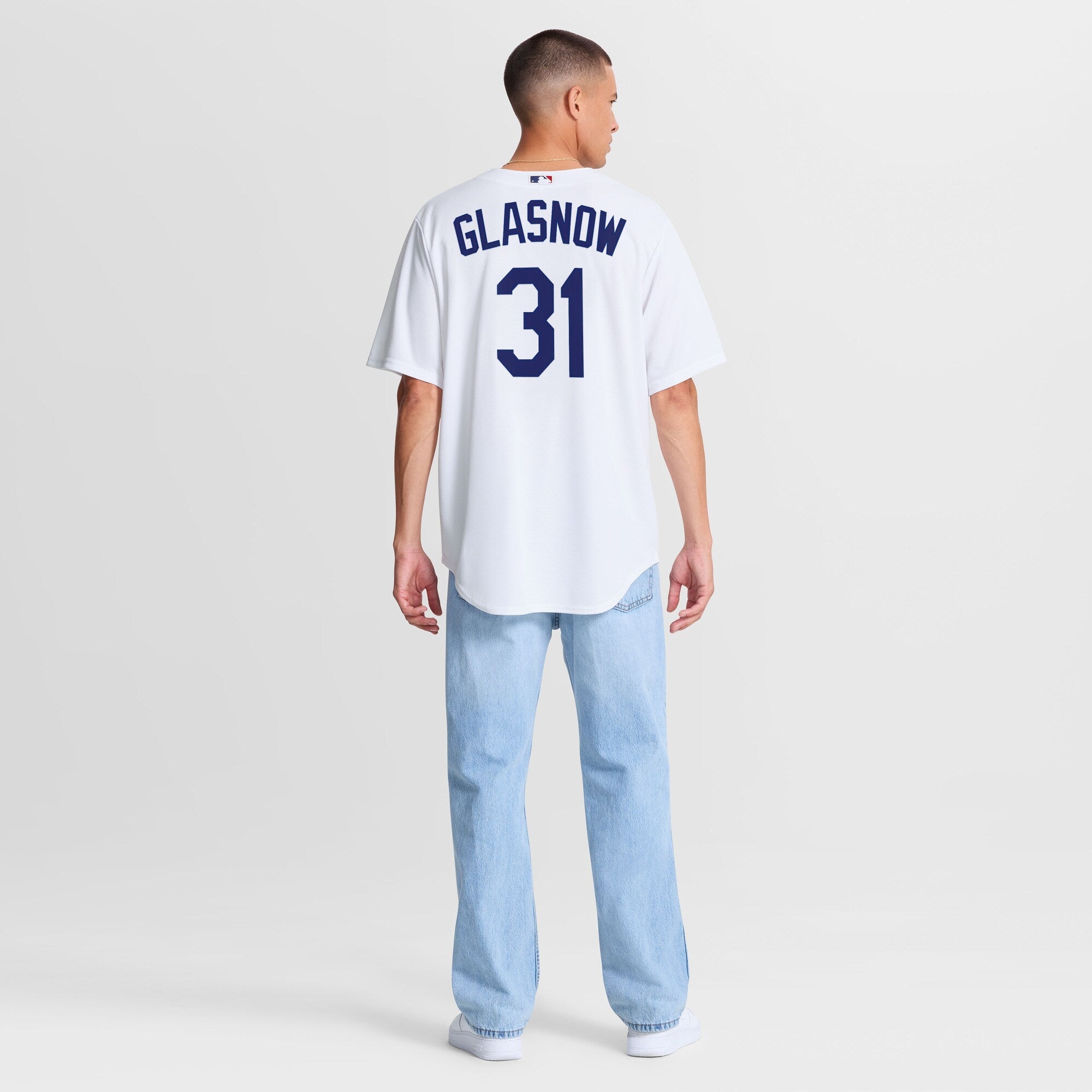 Los Angeles Dodgers Tyler Glasnow Nike White Home Replica Jersey