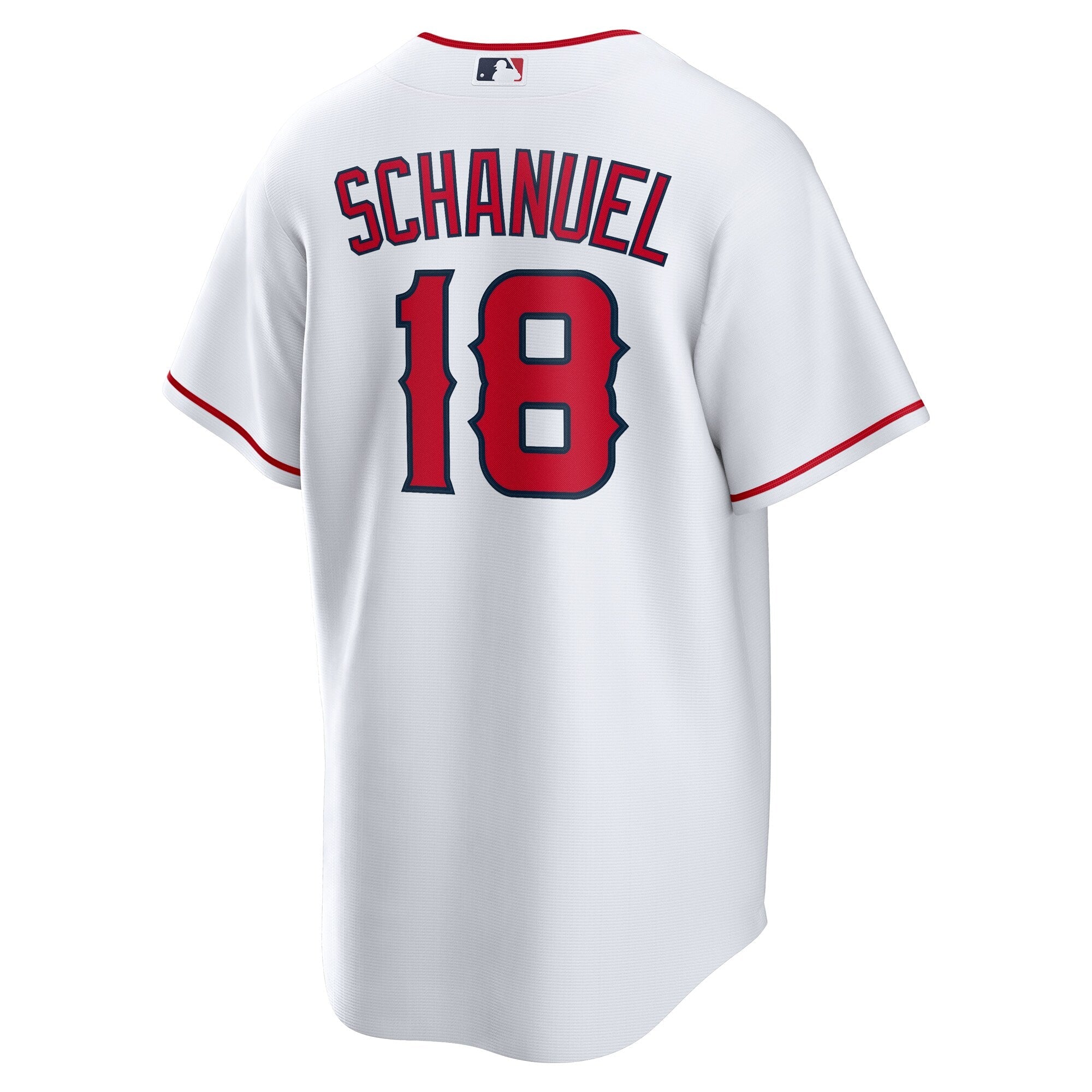 Los Angeles Angels Nolan Schanuel Nike White Home Replica Jersey