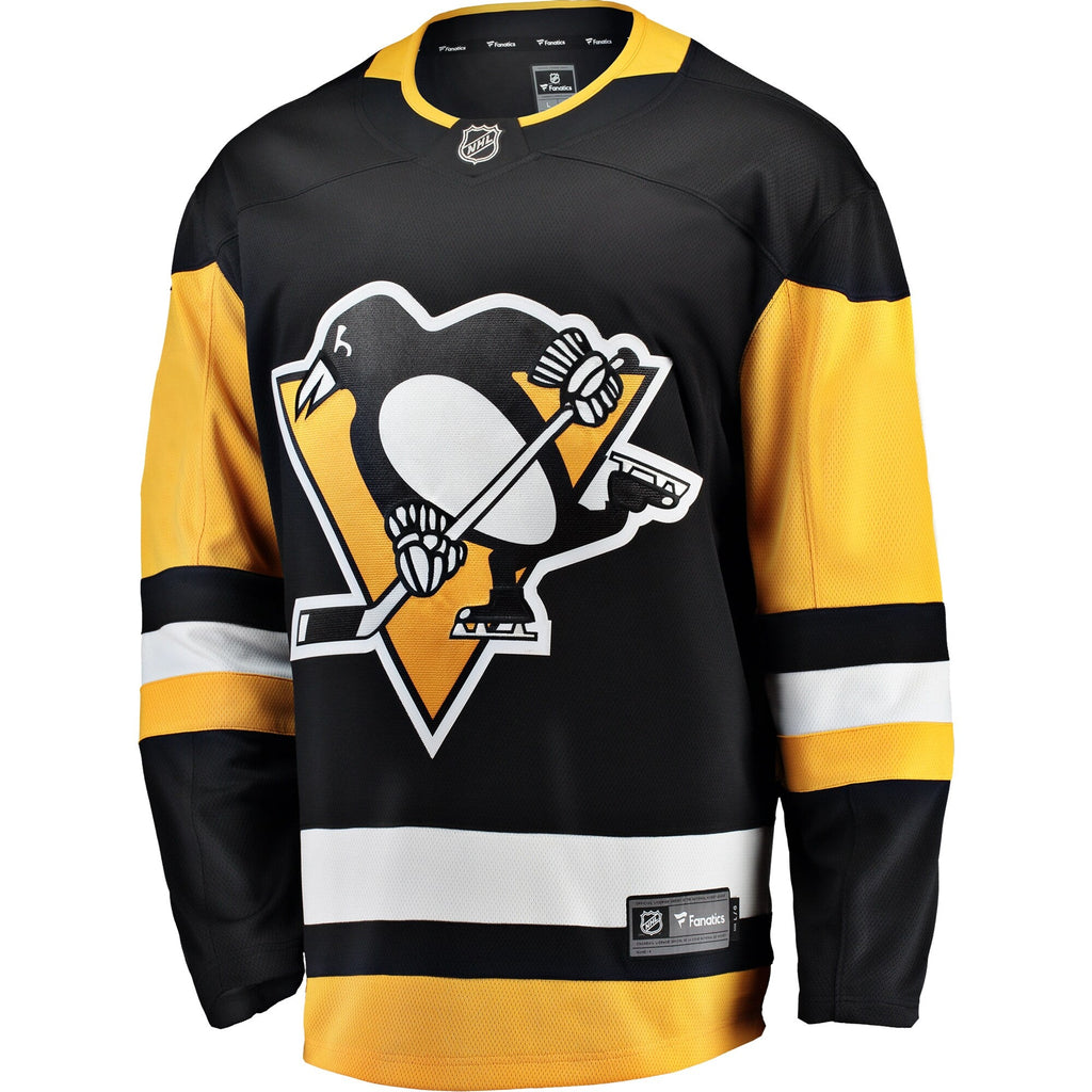 Pittsburgh Penguins Fanatics Black Breakaway Home Jersey