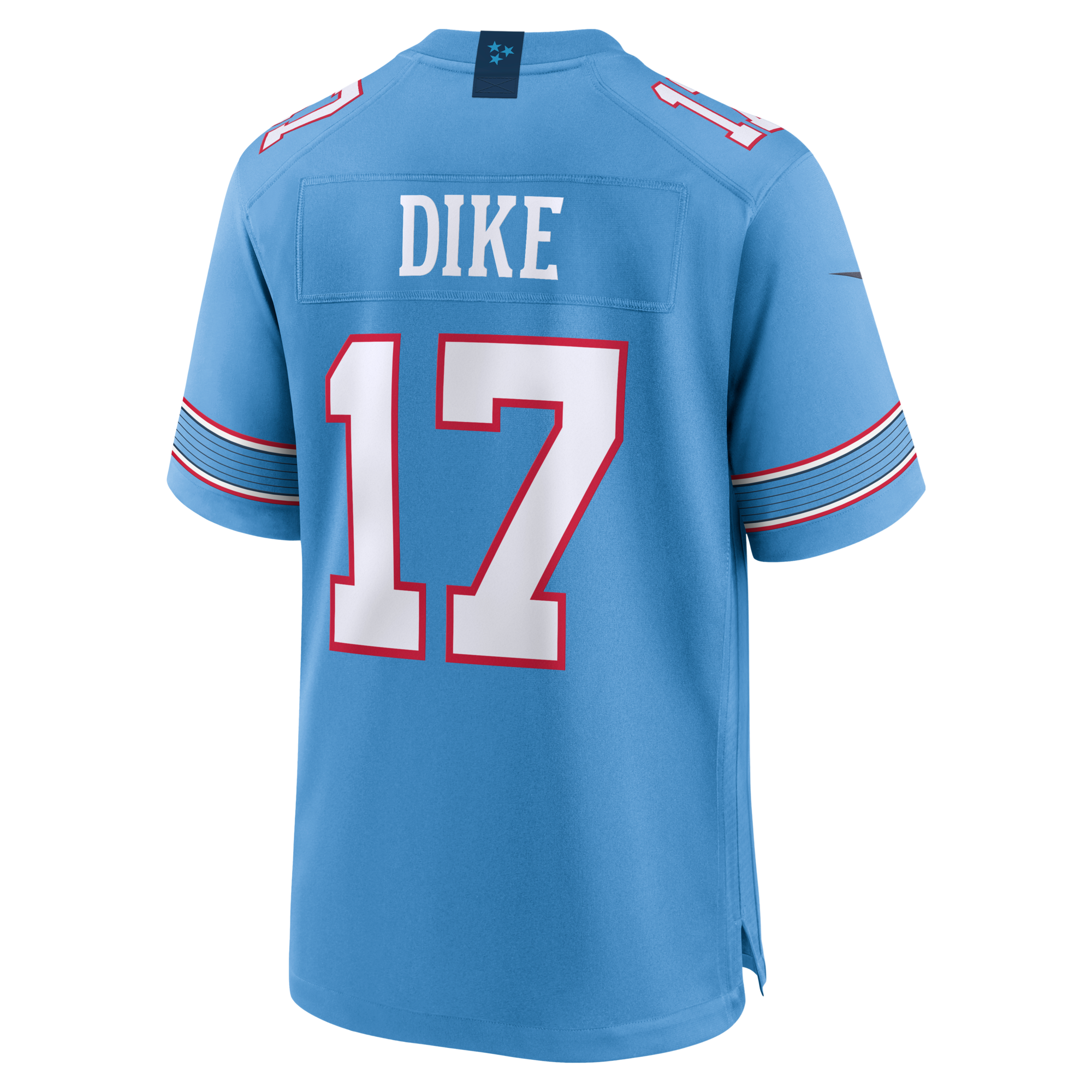 Tennessee Titans Chimere Dike Nike Light Blue Team Game Jersey