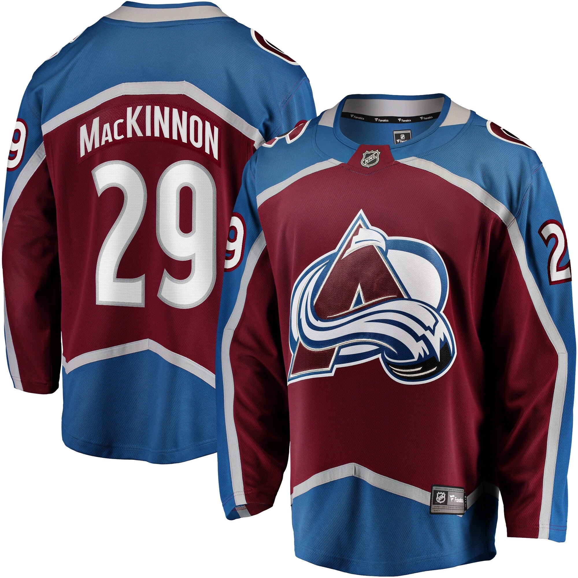 Colorado Avalanche Nathan MacKinnon Fanatics Burgundy Home Breakaway Jersey