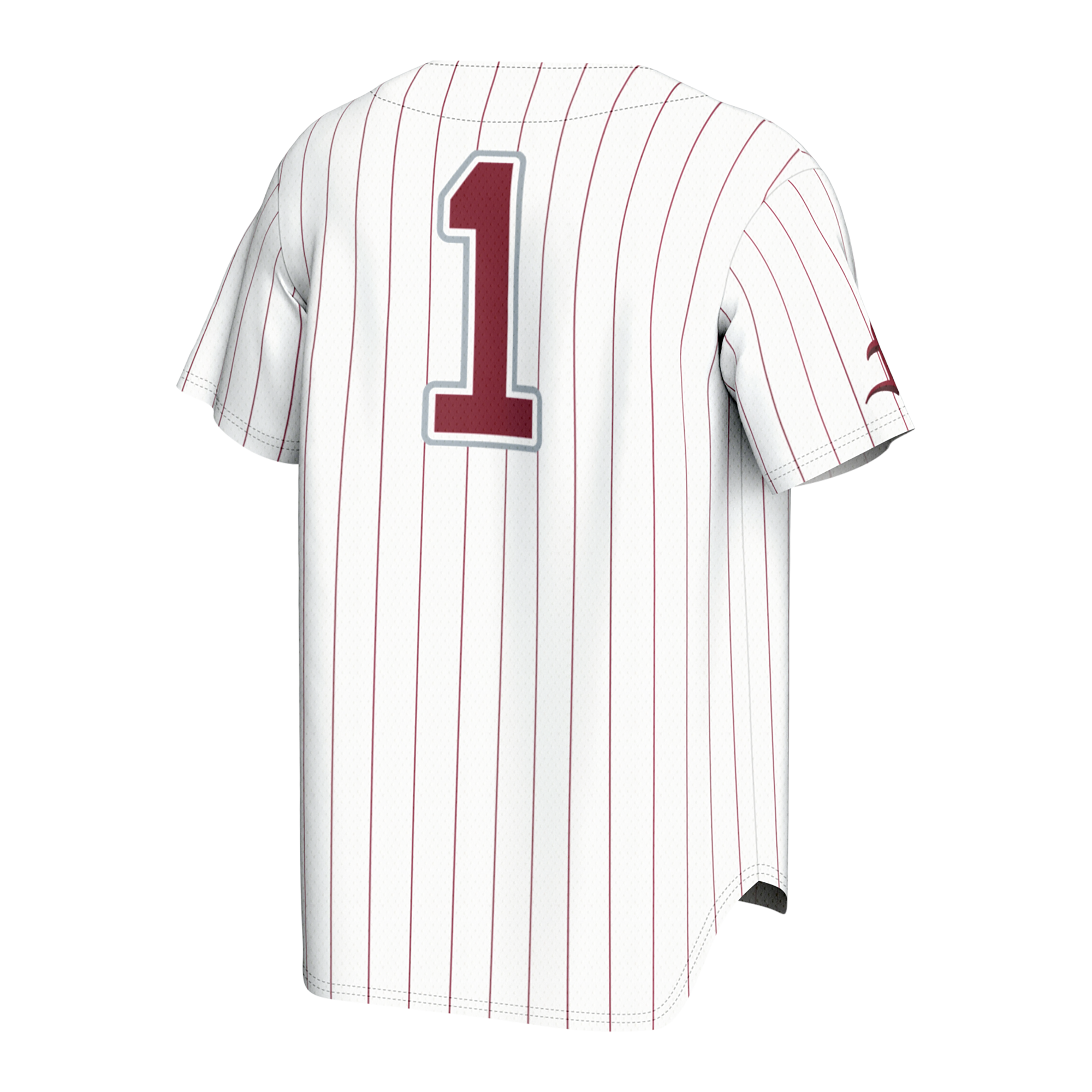 GameDay Greats White Fordham Rams Lightweight Collegiate Baseball Fashion Jersey