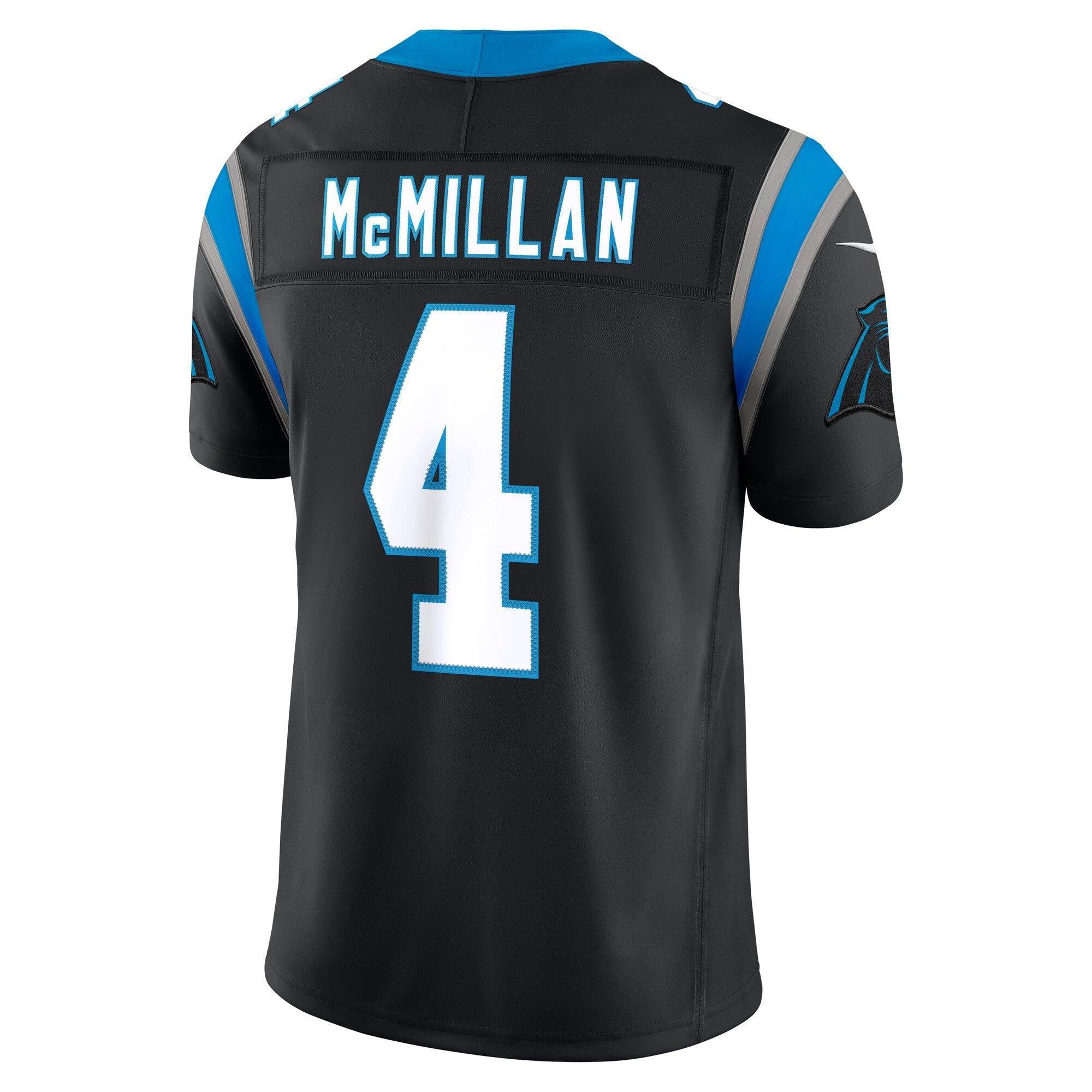 Carolina Panthers Tetairoa McMillan Nike Black Team Vapor F.U.S.E. Stitched Limited Jersey
