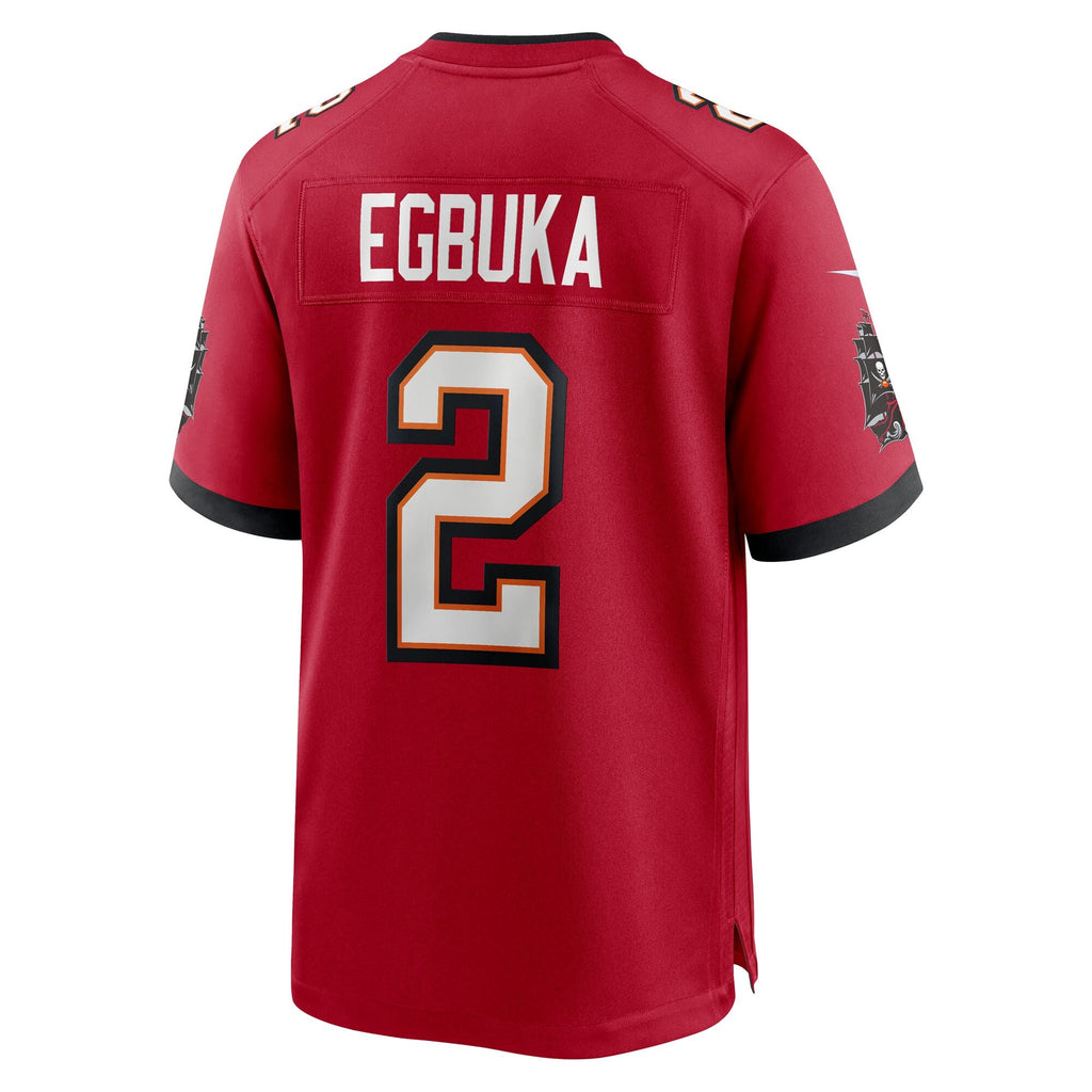 Tampa Bay Buccaneers Emeka Egbuka Nike Red Team Game Jersey