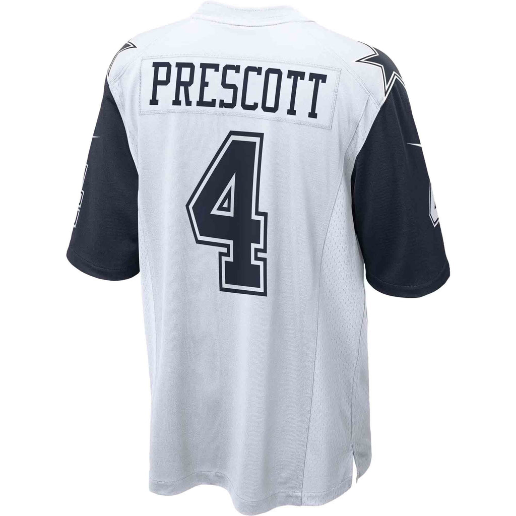Dallas Cowboys Dak Prescott Nike White Alternate Game Team Jersey