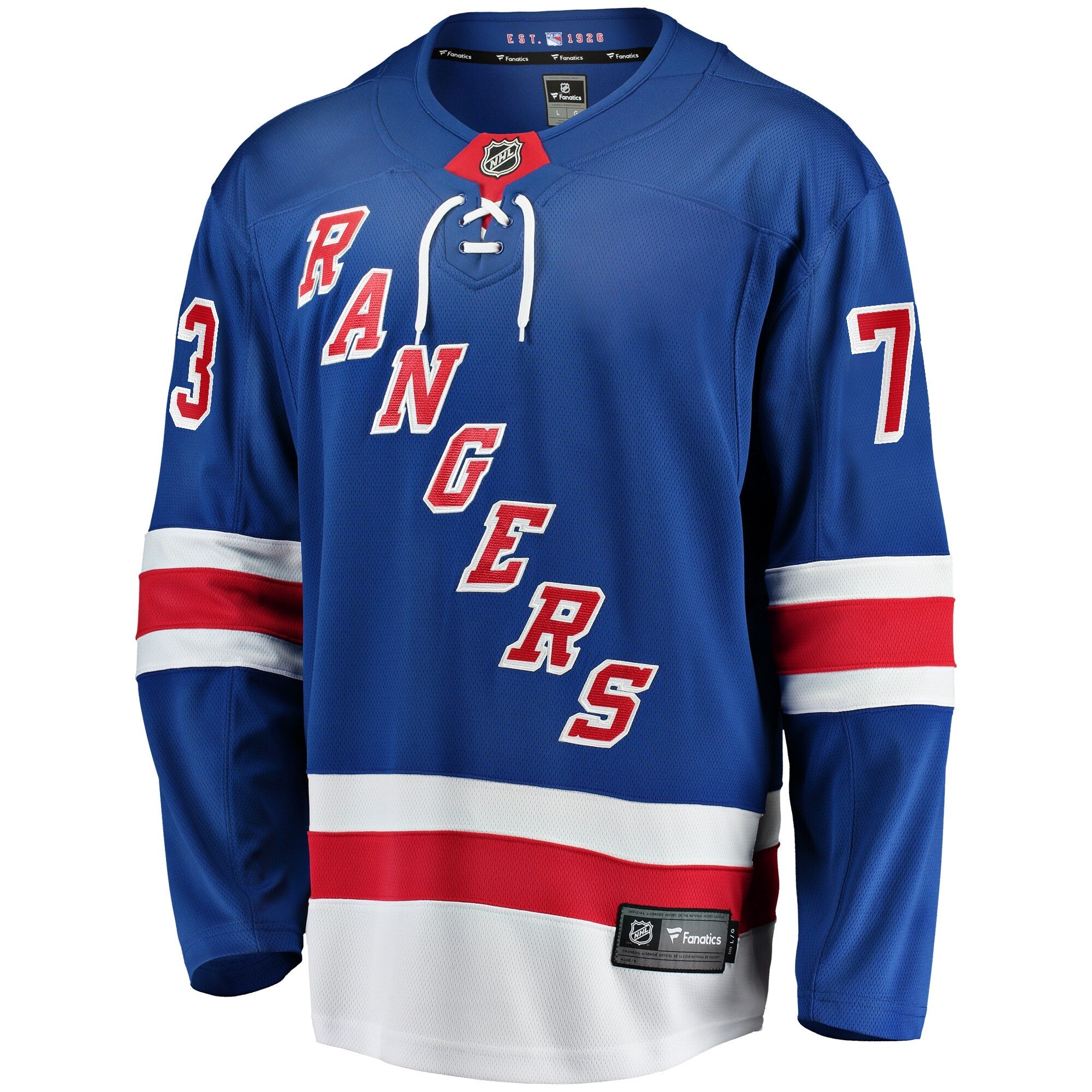 New York Rangers Matt Rempe Fanatics Blue Home Breakaway Jersey
