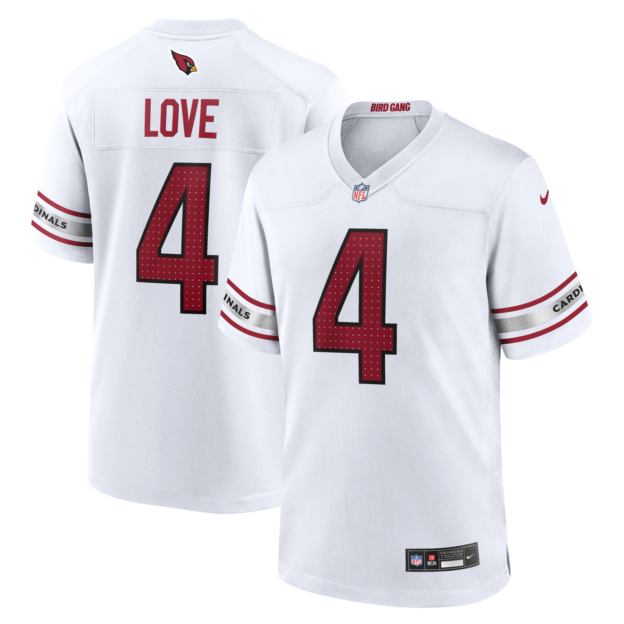 Arizona Cardinals Jeremiyah Love Nike White Game Player Jersey