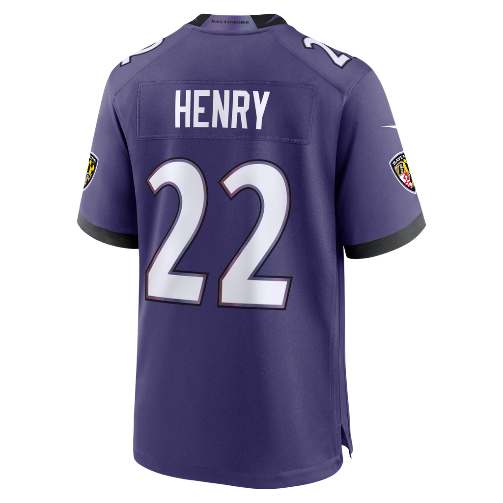Baltimore Ravens Derrick Henry Nike Purple Team Game Jersey