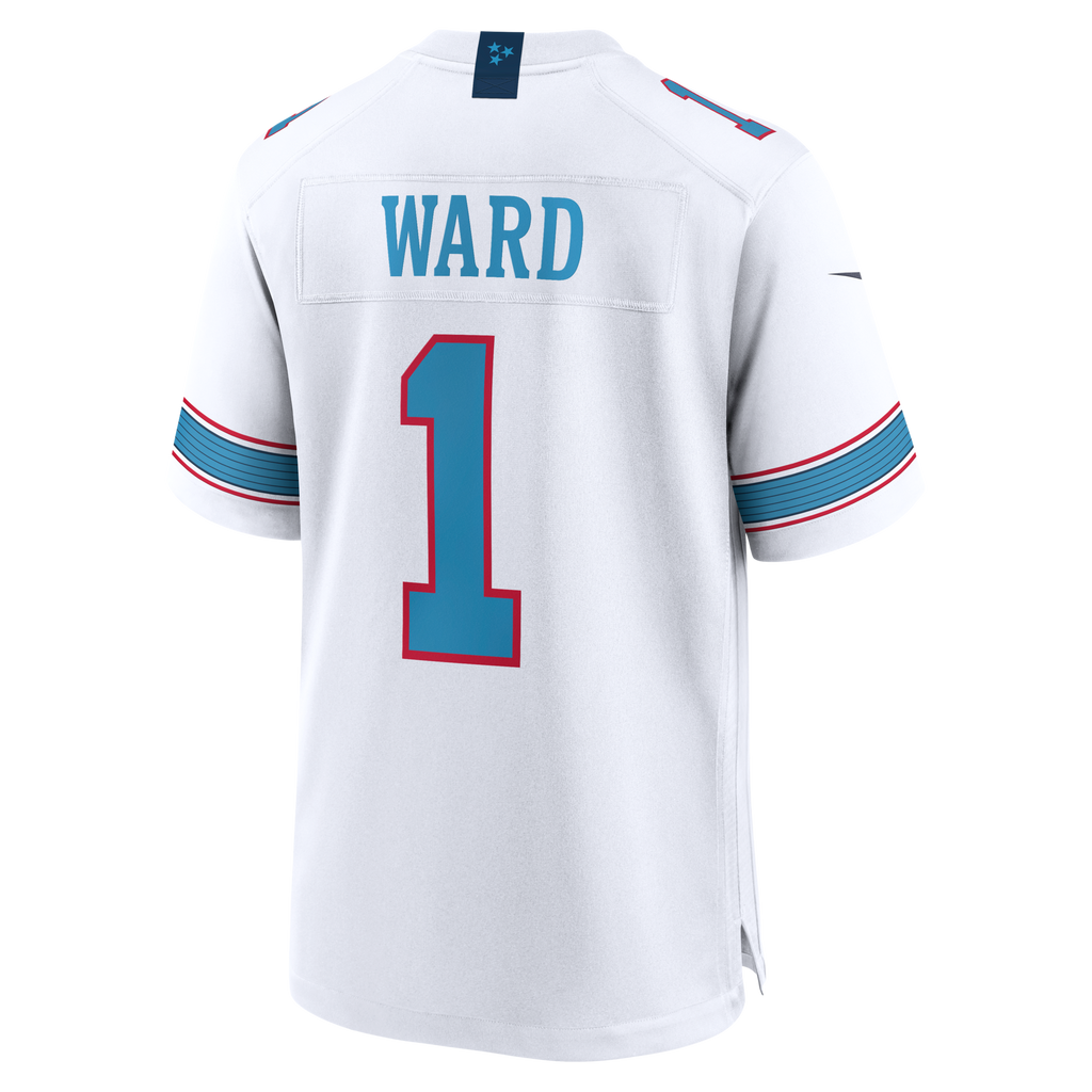 Tennessee Titans Cameron Ward Nike White Game Jersey