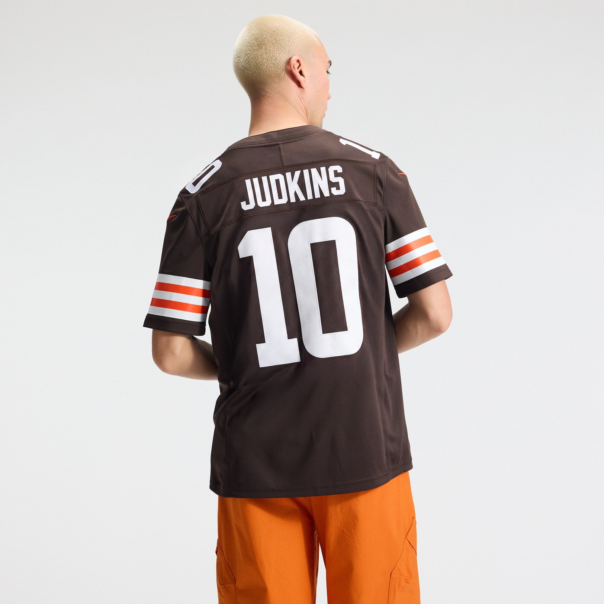 Cleveland Browns Quinshon Judkins Nike Brown Team Vapor F.U.S.E. Stitched Limited Jersey