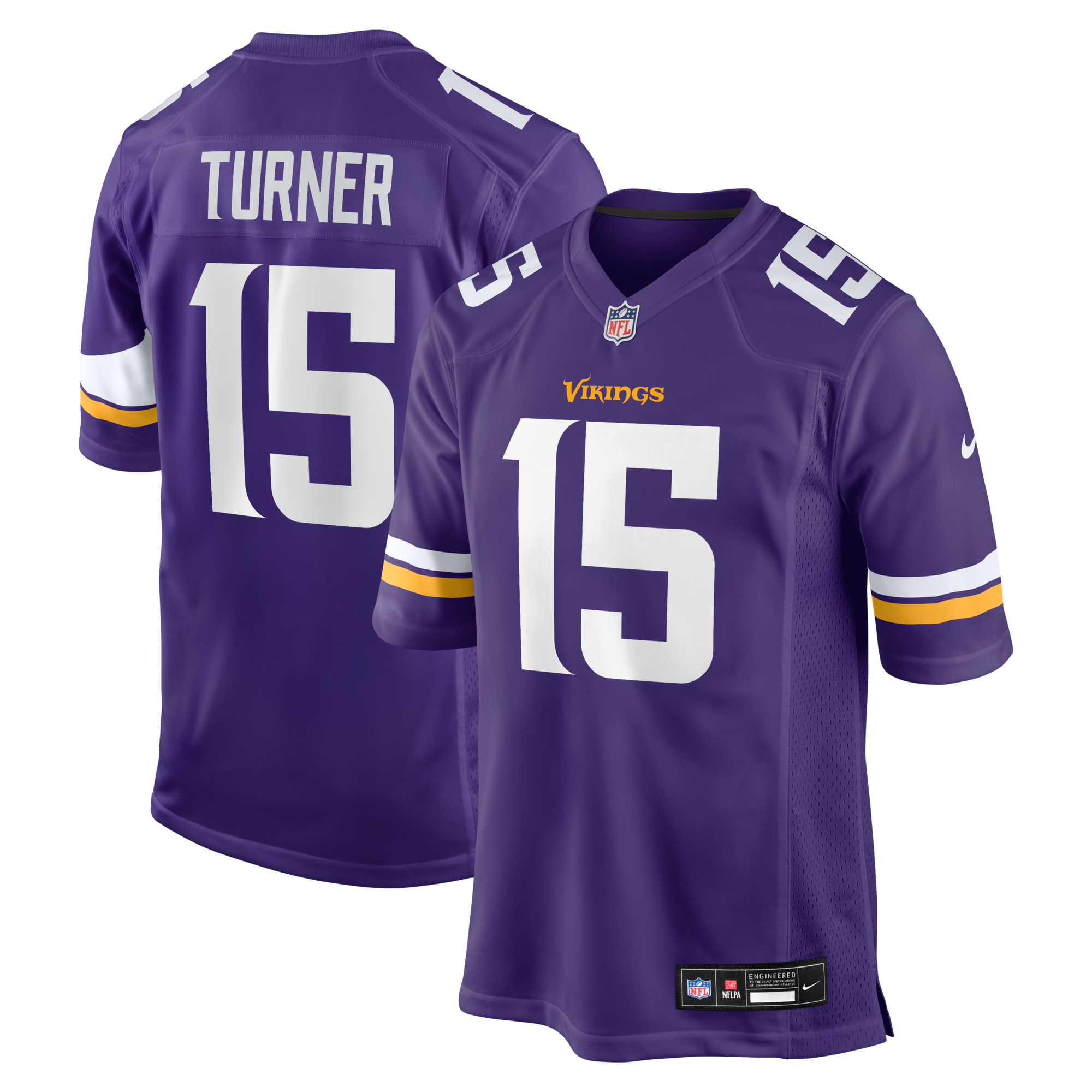 Minnesota Vikings Dallas Turner Nike Purple Player Game Jersey