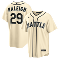 Seattle Mariners Cal Raleigh Nike Cream Alternate Replica Jersey