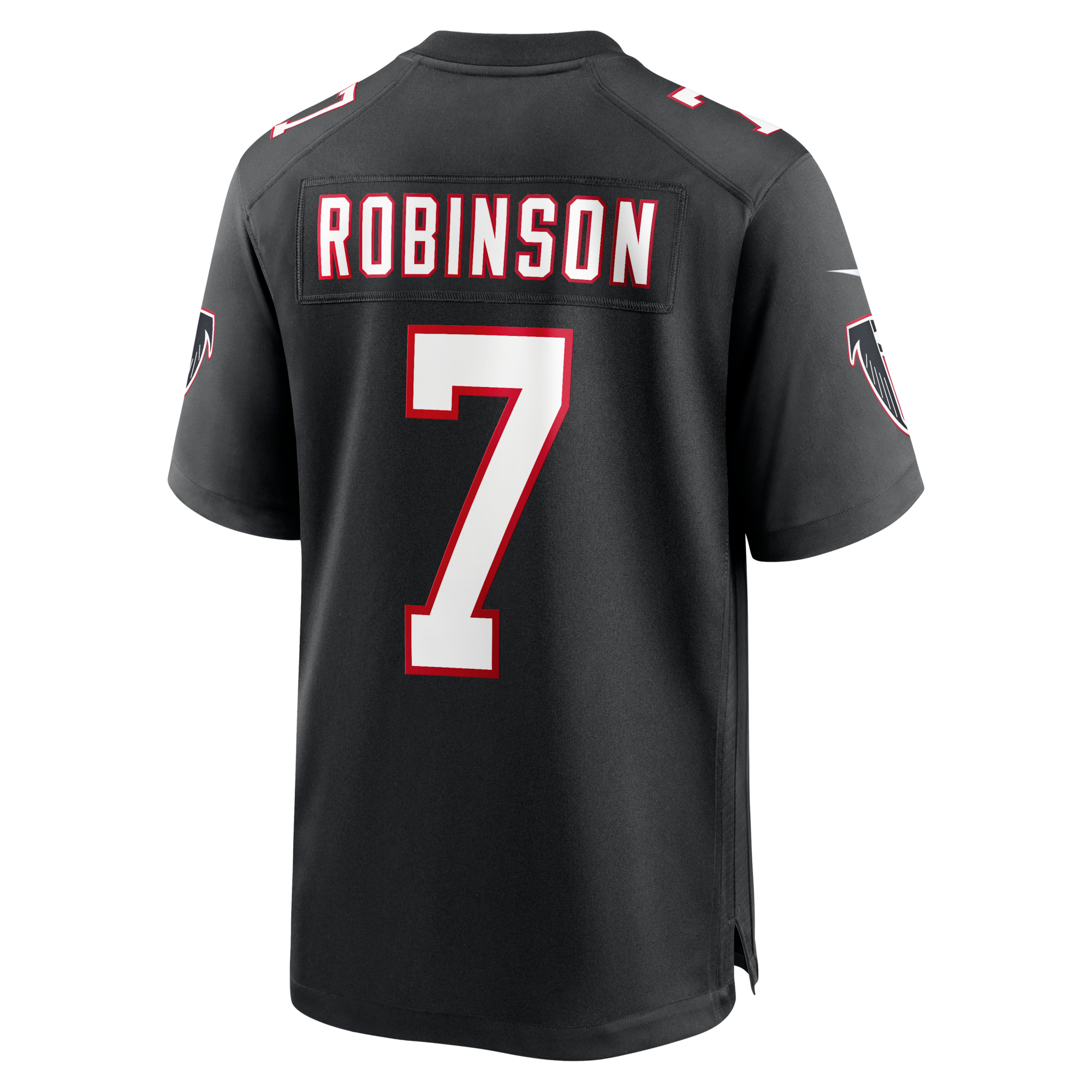 Atlanta Falcons Bijan Robinson Nike Black Throwback Game Jersey