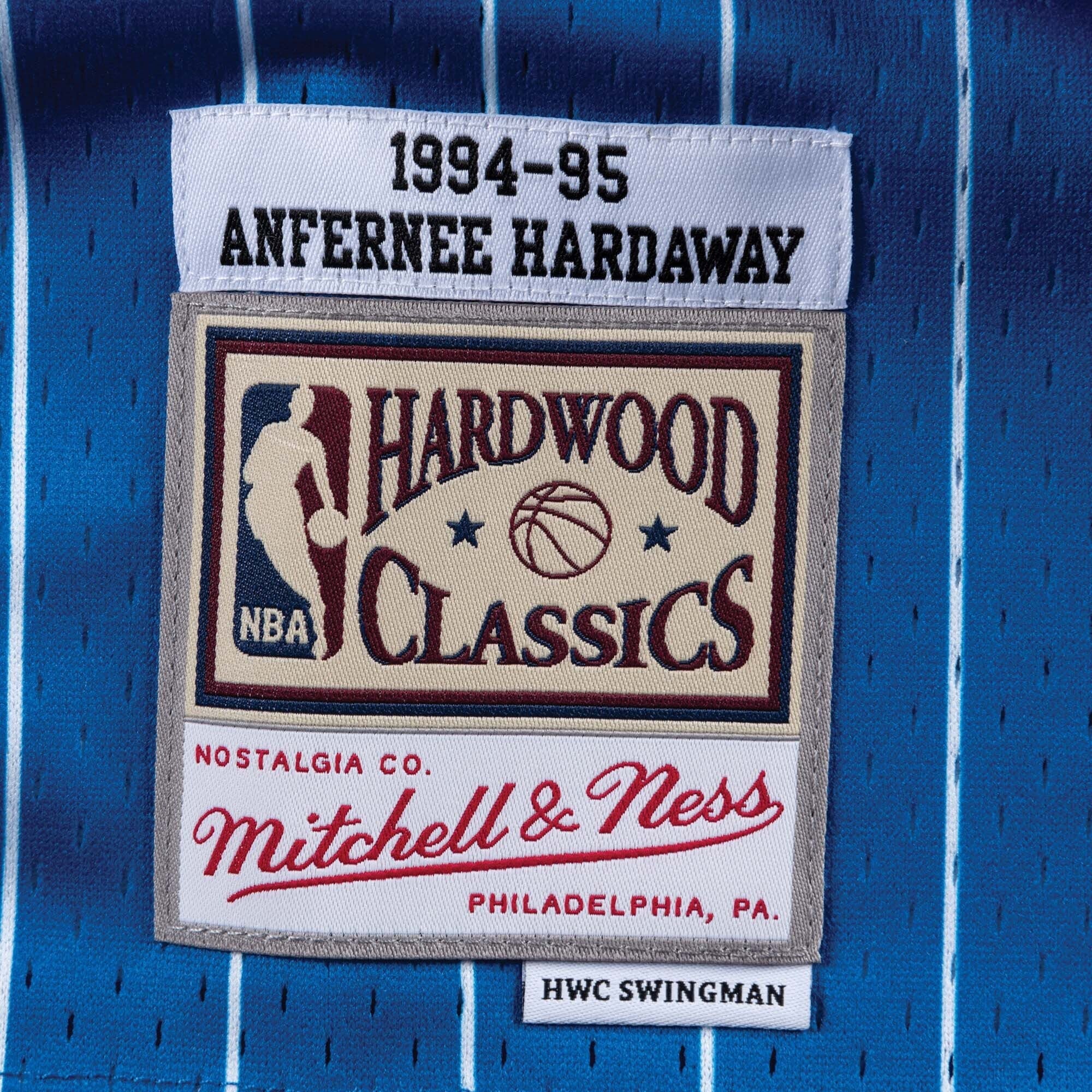 Orlando Magic Hardwood Classics Road Jersey By Mitchell & Ness - - Anfernee Hardaway