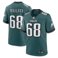 Philadelphia Eagles Jordan Mailata Nike Midnight Green Team Game Jersey