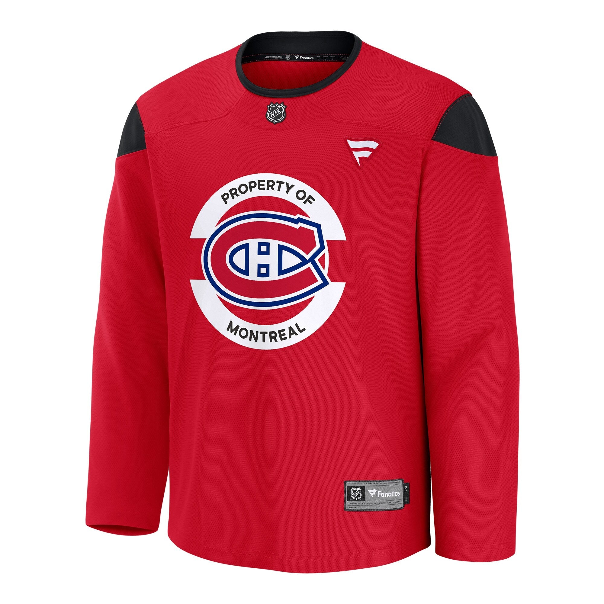 Montreal Canadiens Fanatics Red Practice Jersey