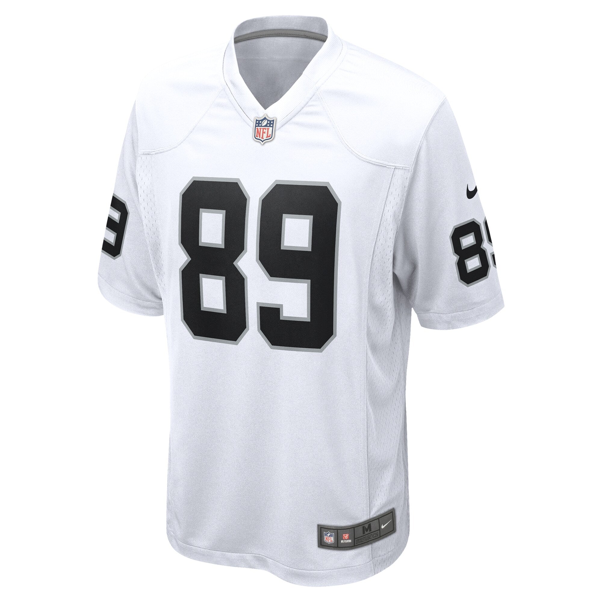 Las Vegas Raiders Brock Bowers Nike White Game Jersey