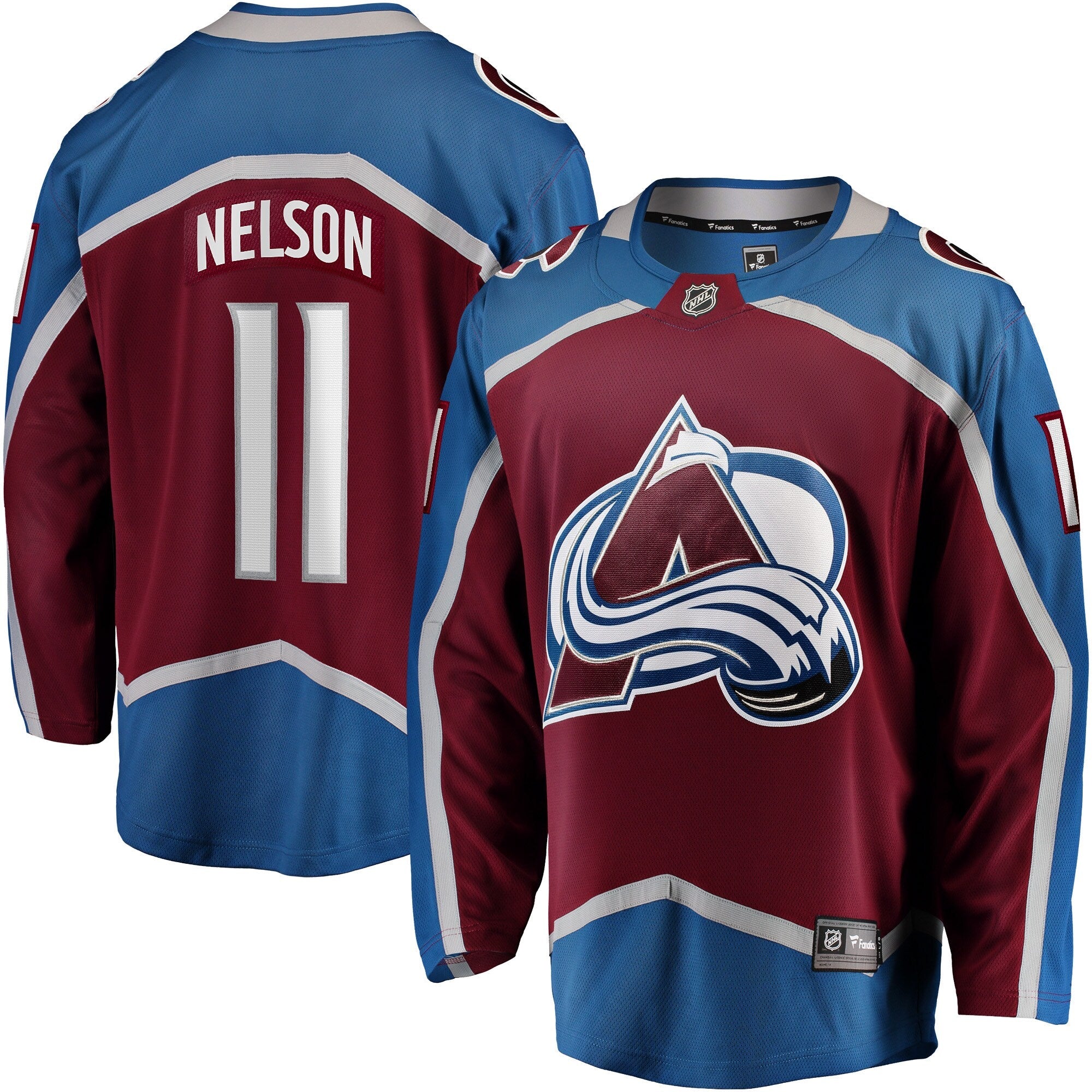 Colorado Avalanche Brock Nelson Fanatics Burgundy Home Breakaway Jersey