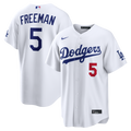 Los Angeles Dodgers Freddie Freeman Nike White Home Stadium Jersey