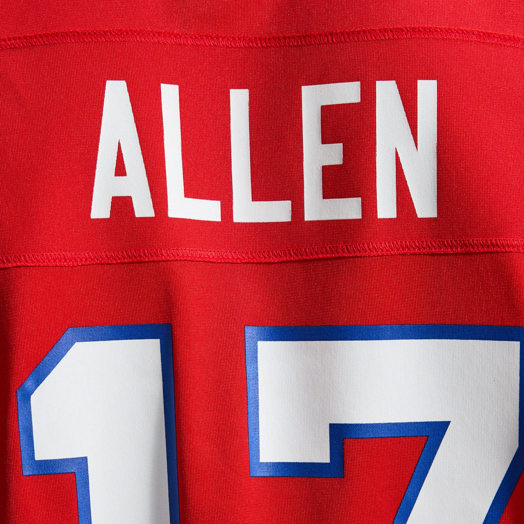 Buffalo Bills Josh Allen Nike Red Alternate Game Jersey