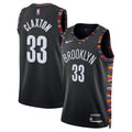 Brooklyn Nets Nike 2025/26 City Edition Swingman Jersey - Black - Nic Claxton