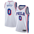 Philadelphia 76ers Nike Association Edition Swingman Jersey - White - Tyrese Maxey