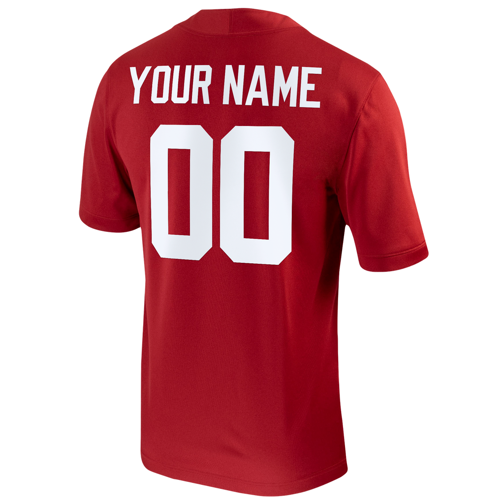 Nike Cardinal Stanford Cardinal Football Custom Game Jersey