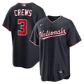 Washington Nationals Dylan Crews Nike Navy Alternate Replica Jersey
