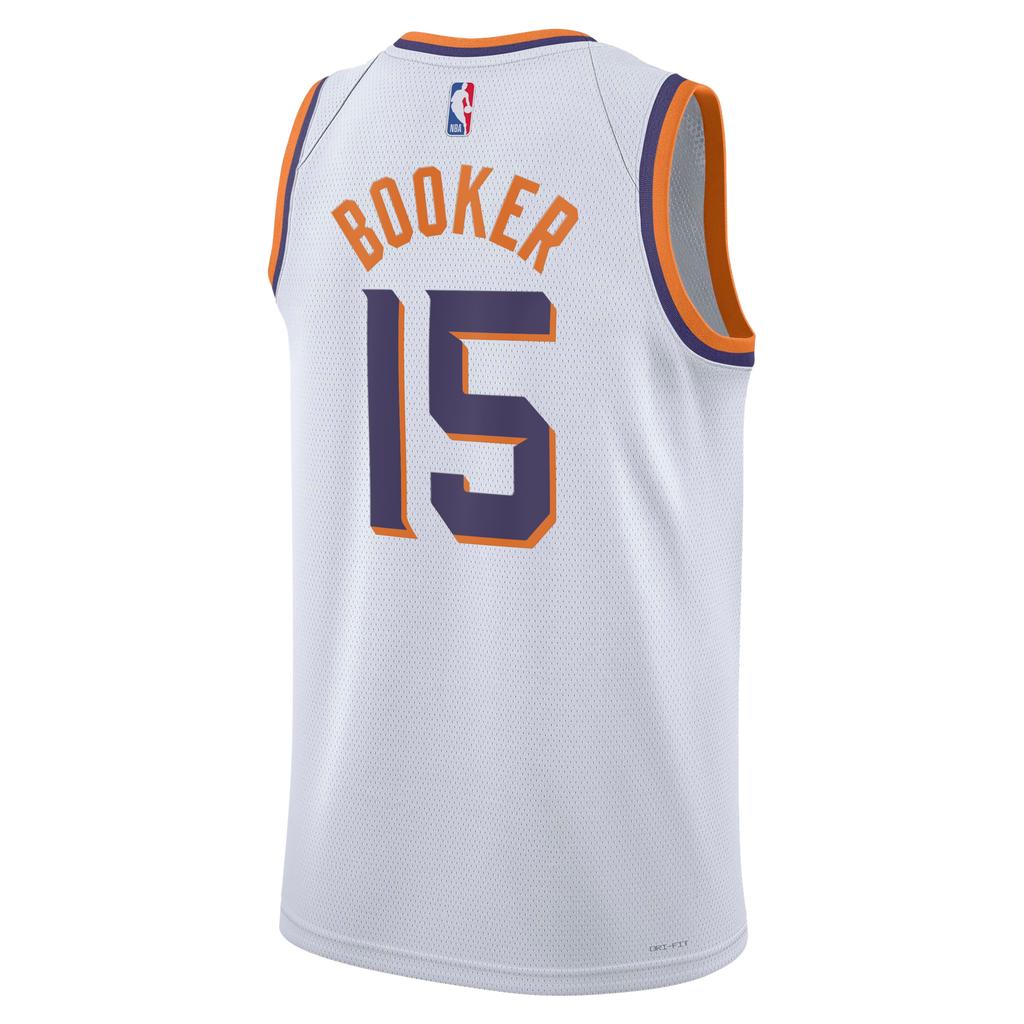 Phoenix Suns Nike Association Edition Swingman Jersey - White - Devin Booker