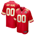 Kansas City Chiefs Nike Red Custom Game Jersey