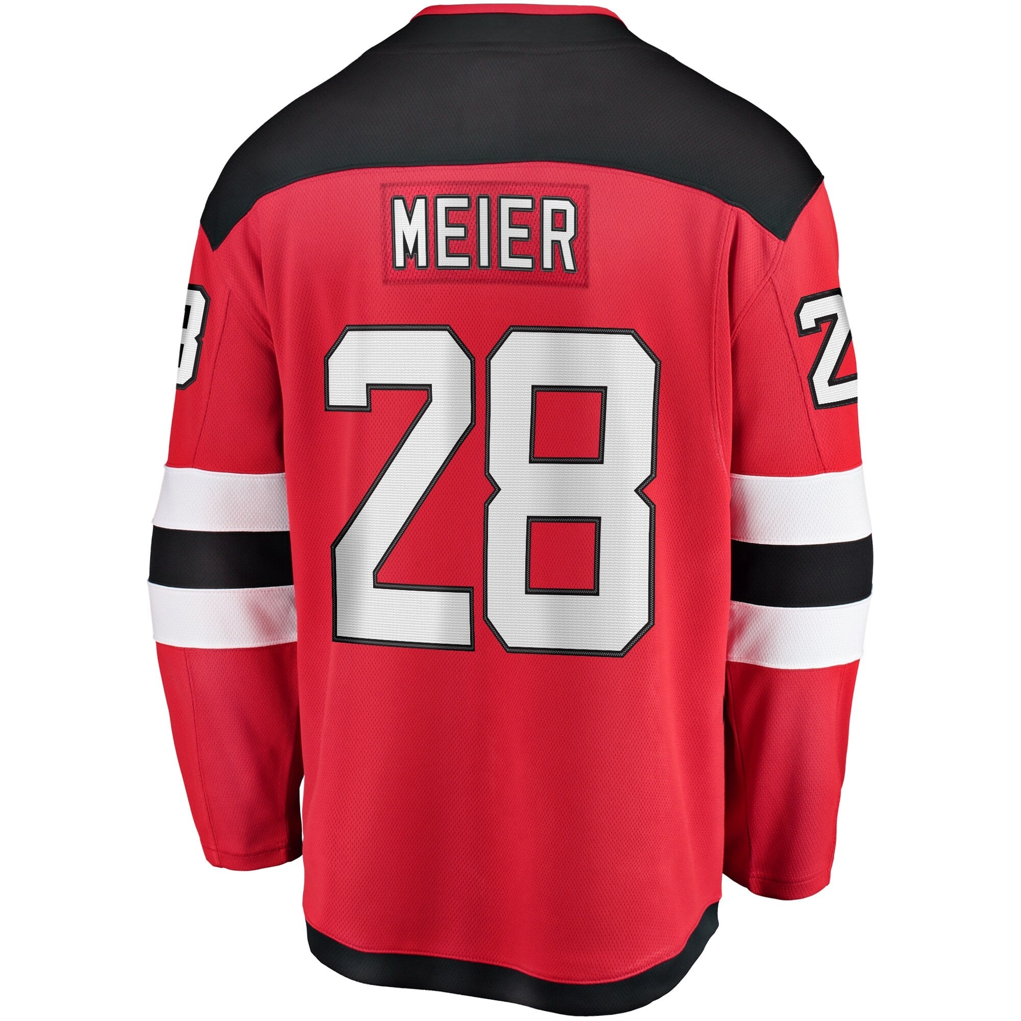 New Jersey Devils Timo Meier Fanatics Red Home Breakaway Jersey