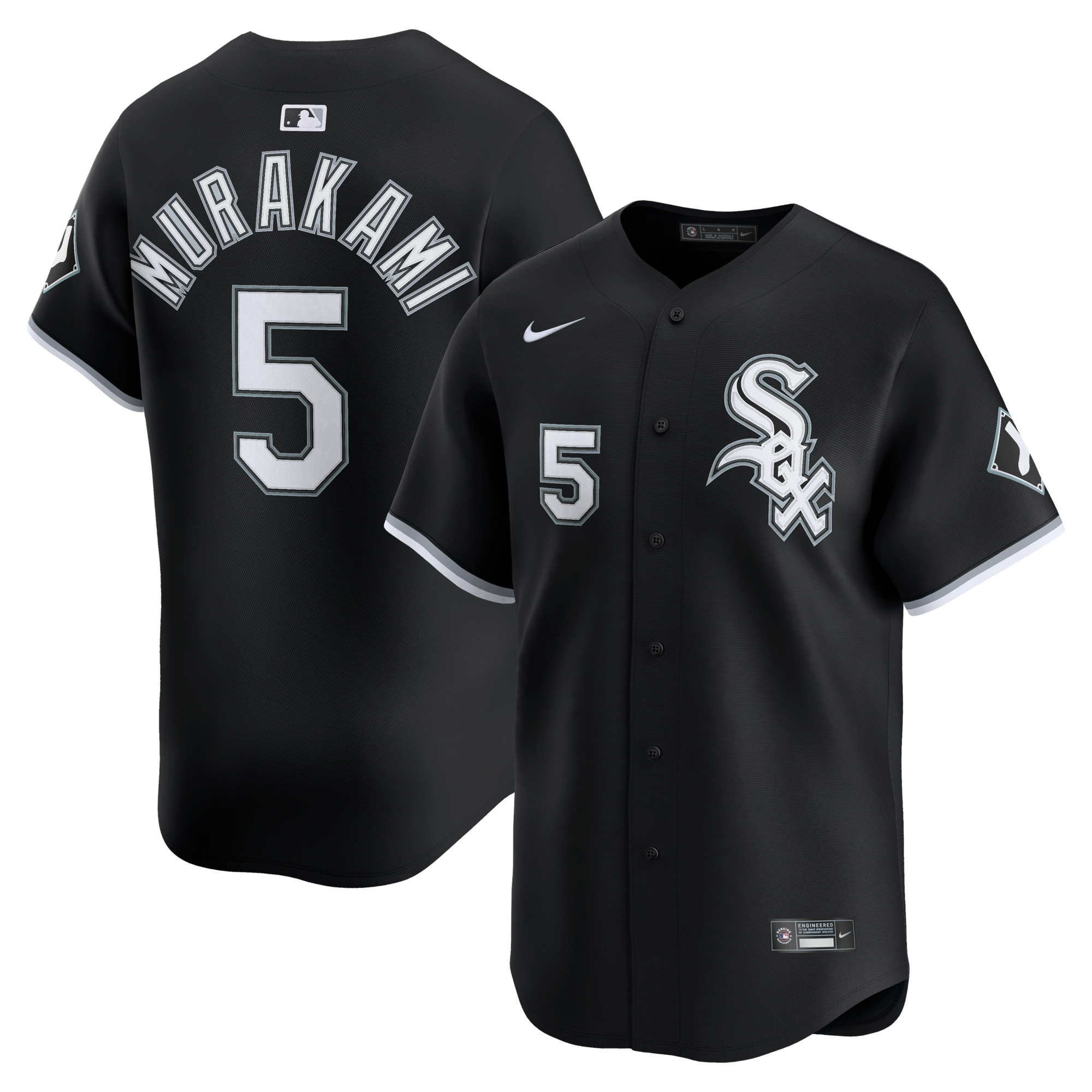Chicago White Sox Munetaka Murakami Nike Black Alternate Limited Jersey