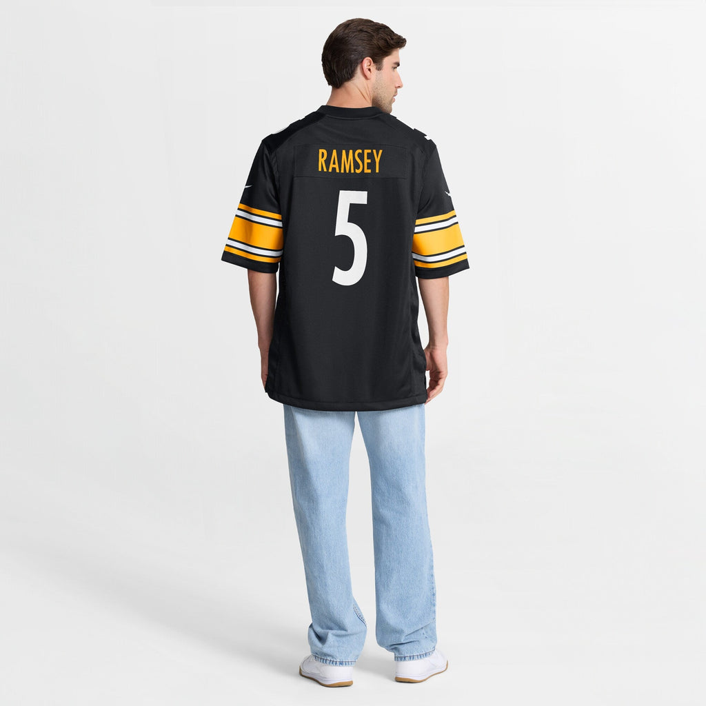 Pittsburgh Steelers Jalen Ramsey Nike Black Team Game Jersey