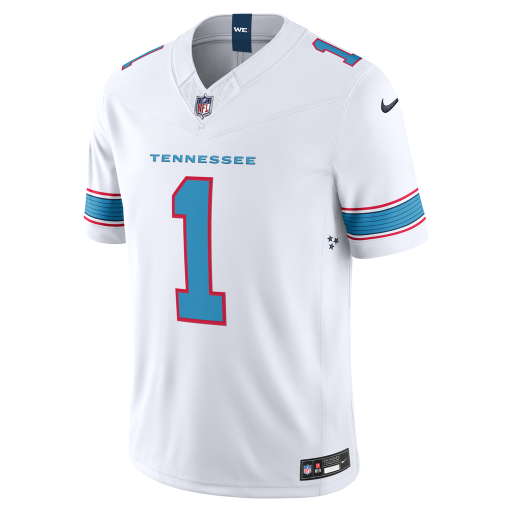Tennessee Titans Cameron Ward Nike White Vapor F.U.S.E. Stitched Limited Jersey
