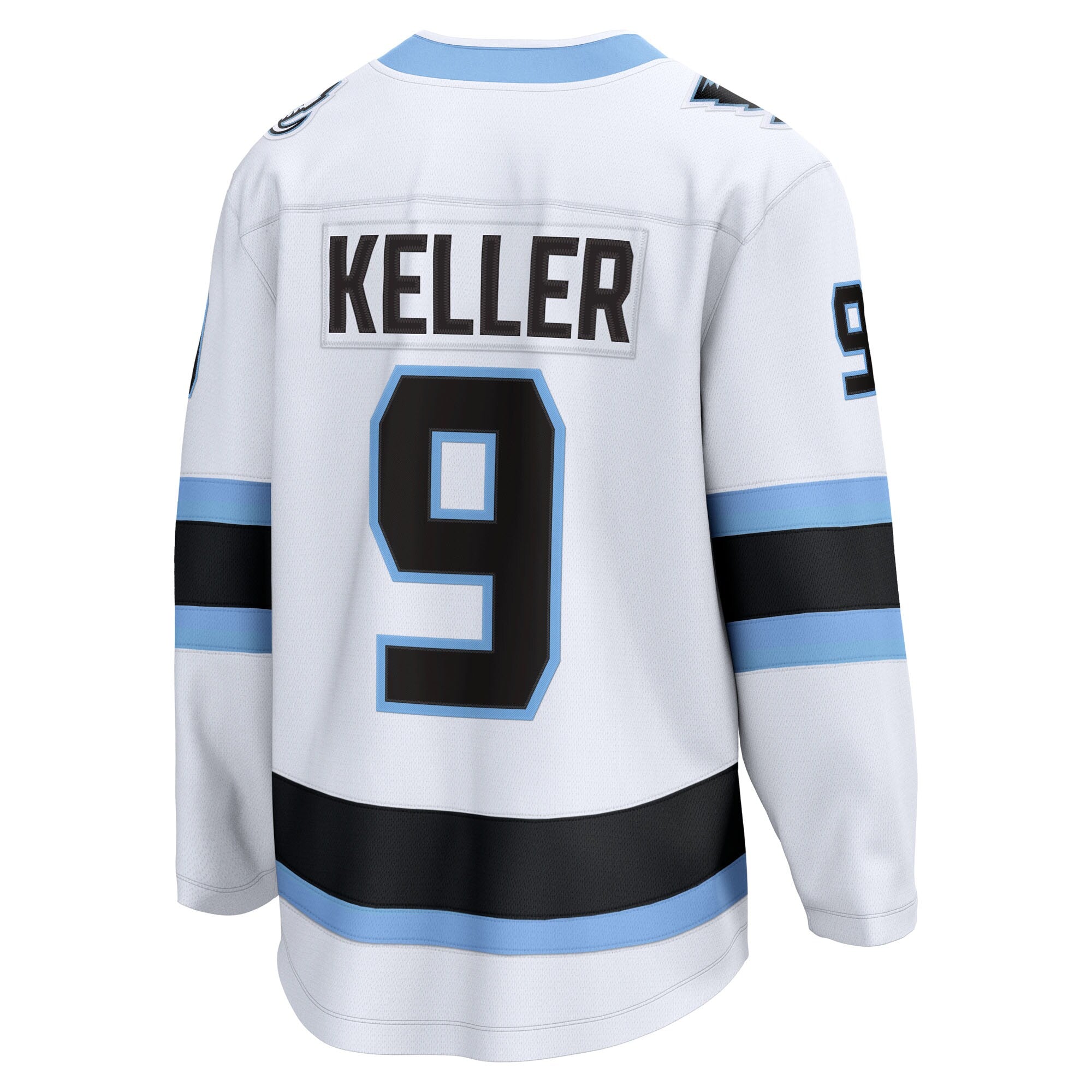 Utah Mammoth Clayton Keller Fanatics White Away Breakaway Player Jersey