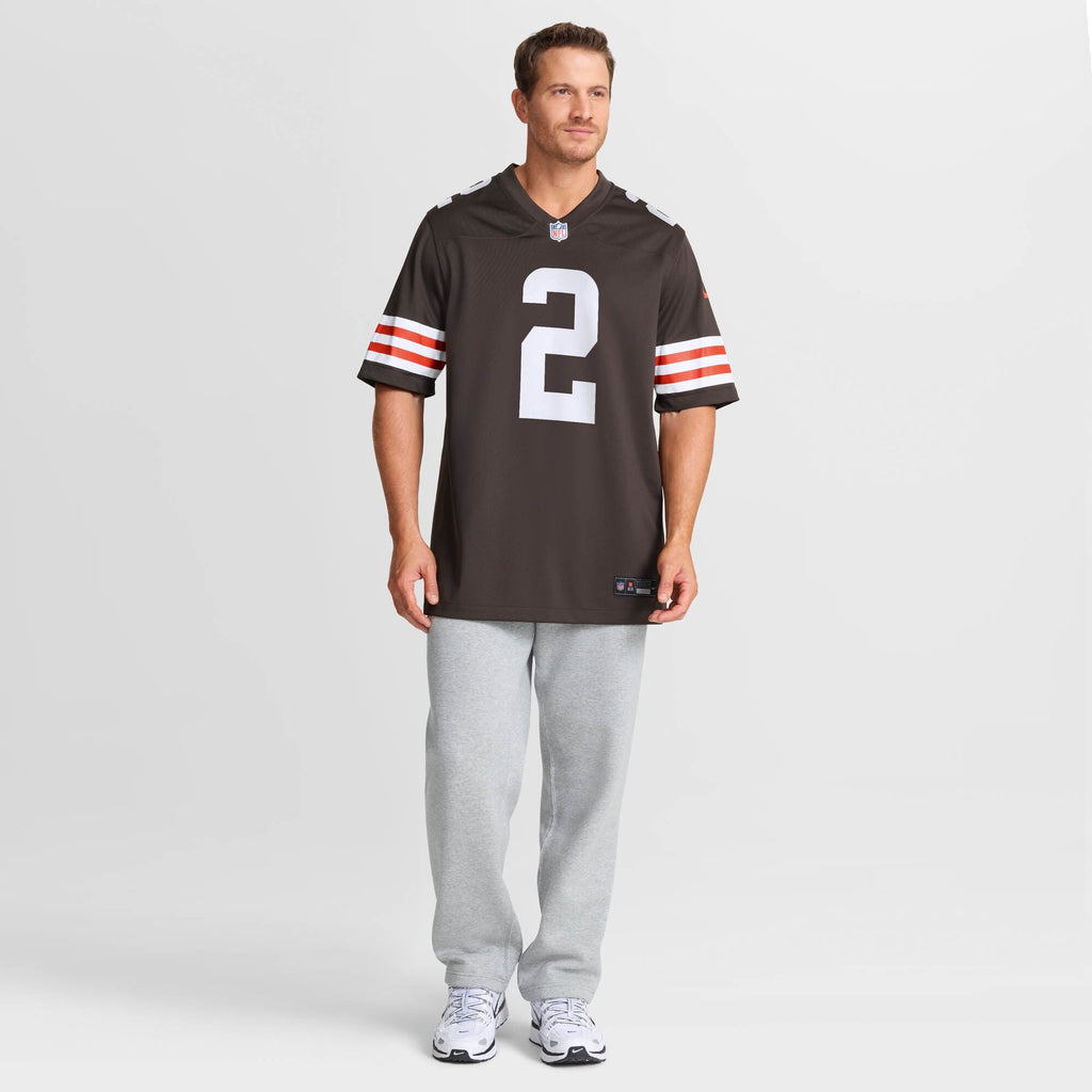 Cleveland Browns Shedeur Sanders Nike Brown Game Jersey