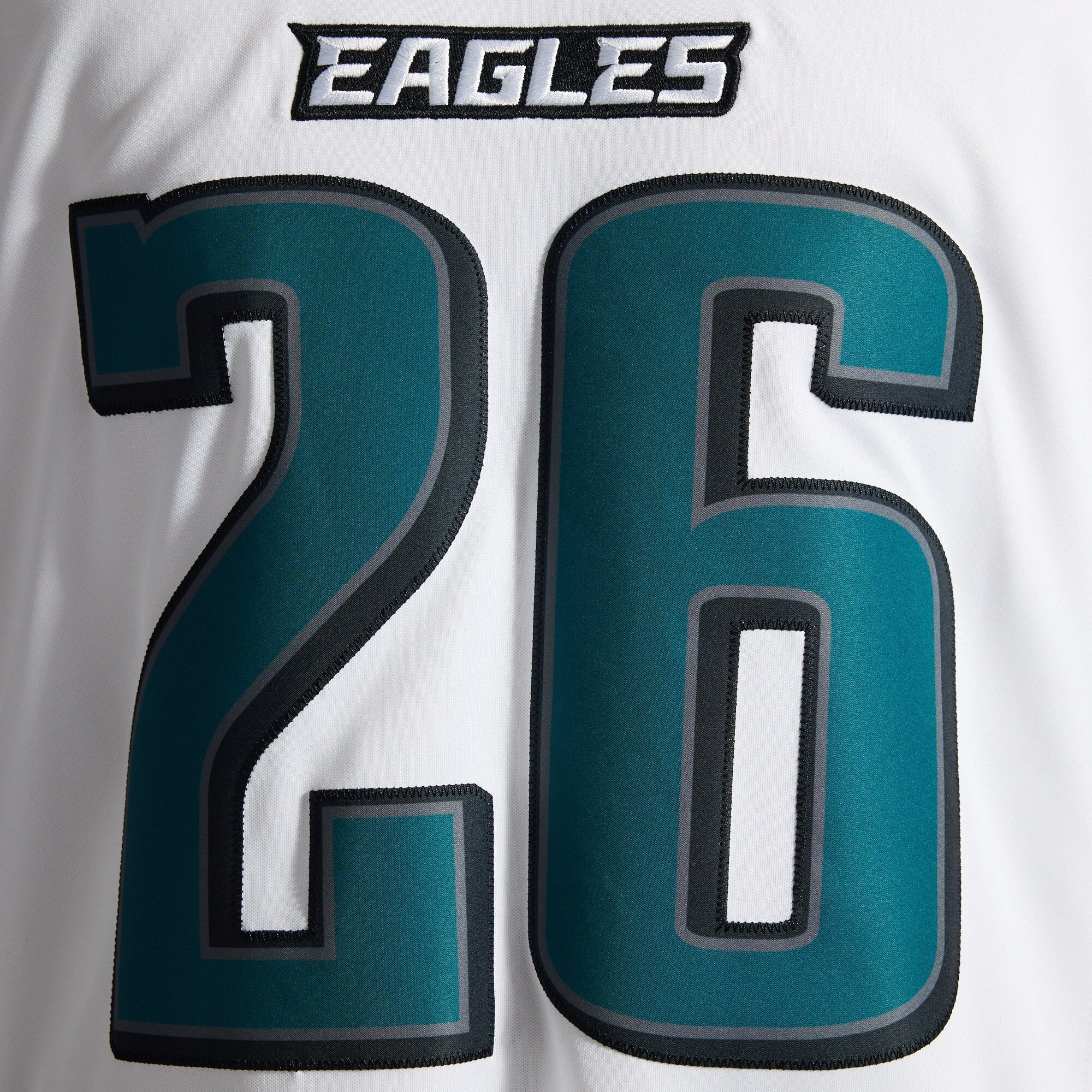 Philadelphia Eagles Saquon Barkley Nike White Vapor F.U.S.E. Stitched Limited Jersey
