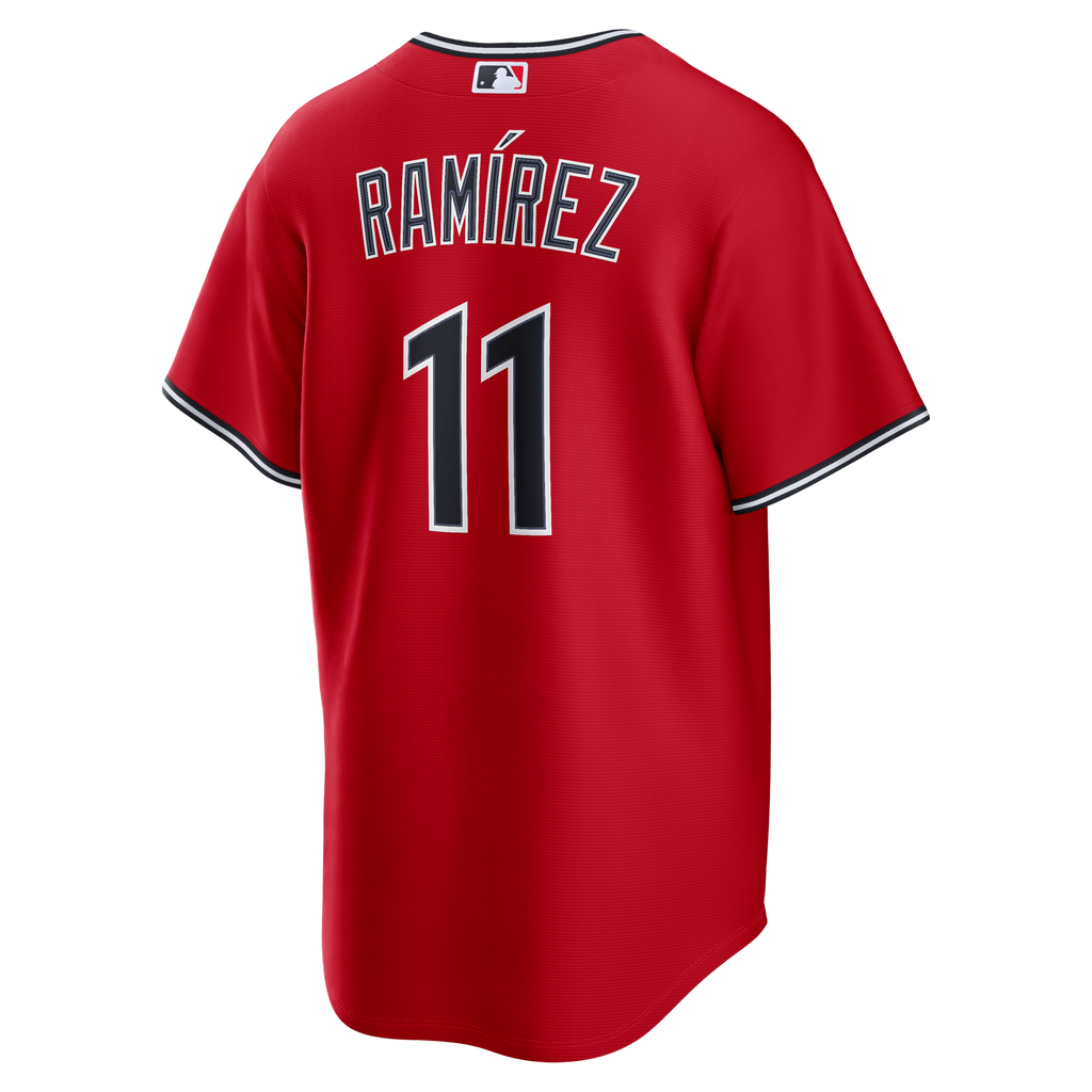Cleveland Guardians José Ramírez Nike Red Alternate Replica Jersey