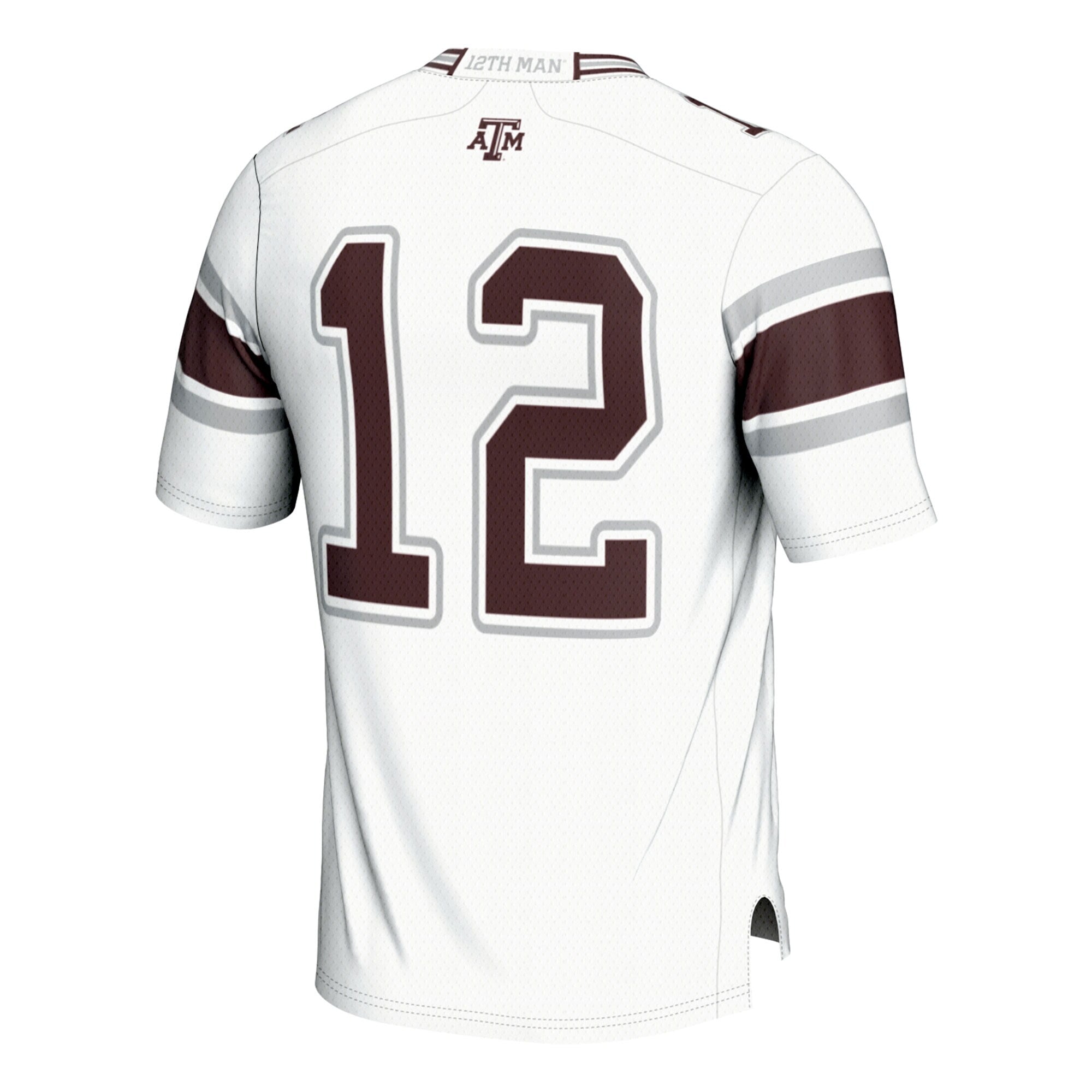 GameDay Greats #12 White Texas A&M Aggies Football Lightweight Fashion Jersey