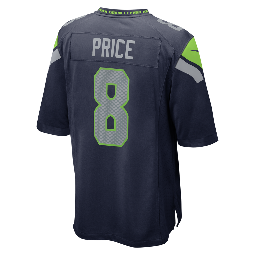 Seattle Seahawks Jadarian Price Nike College Navy 2026 NFL Draft First Round Pick No. 32 Team Game Jersey