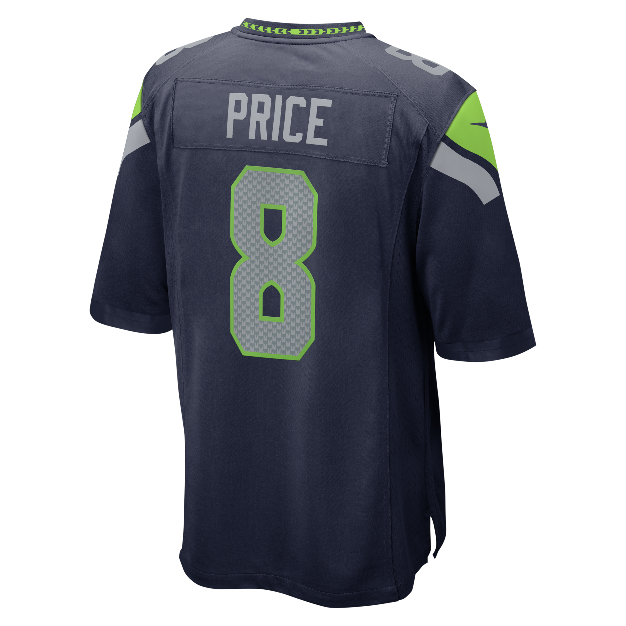 Seattle Seahawks Jadarian Price Nike College Navy 2026 NFL Draft First Round Pick No. 32 Team Game Jersey