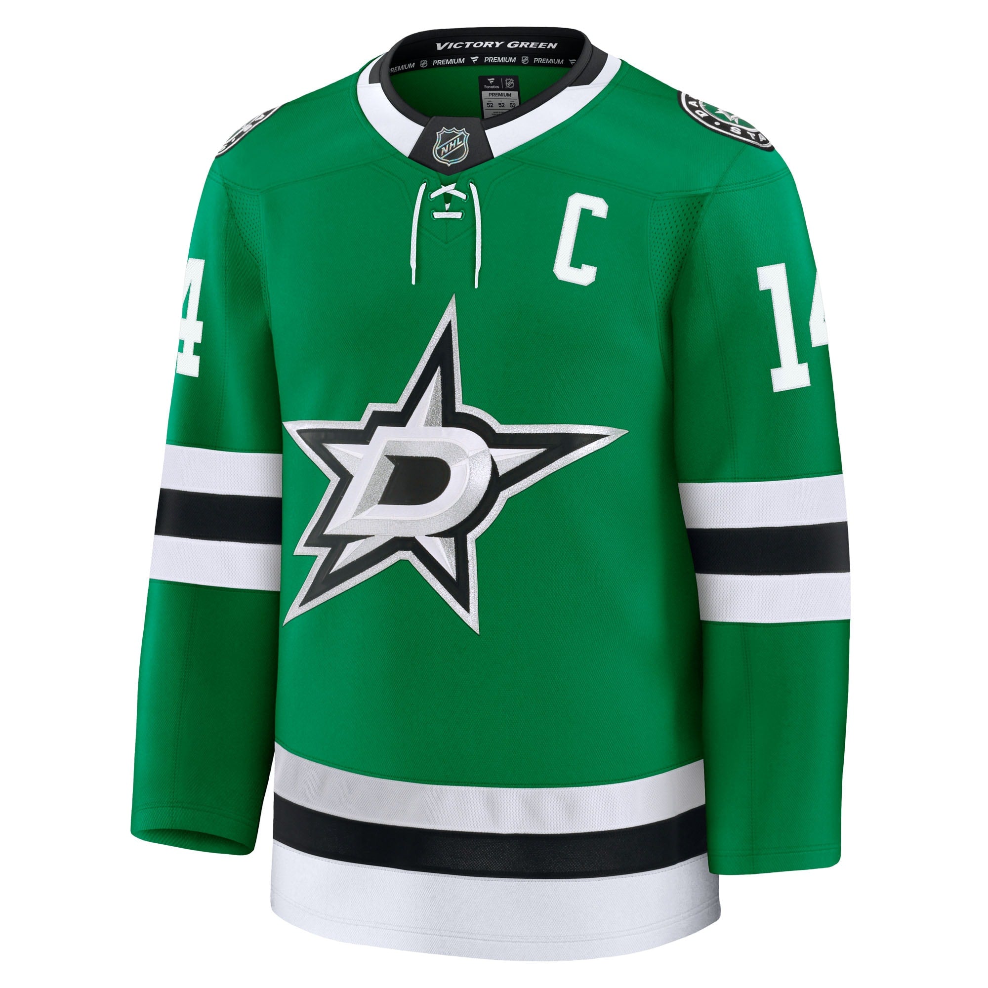 Dallas Stars Jamie Benn Fanatics Kelly Green Home Premium Jersey