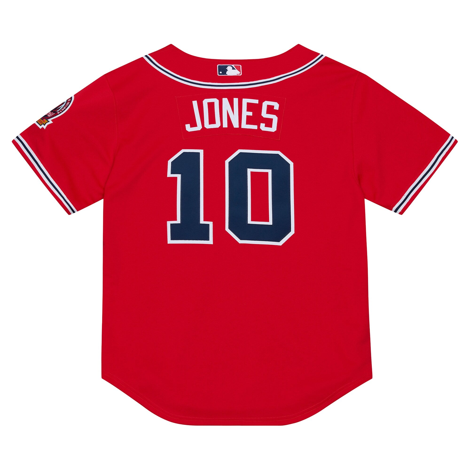 Atlanta Braves Chipper Jones Mitchell & Ness Red 2006 Cooperstown Collection Authentic Jersey
