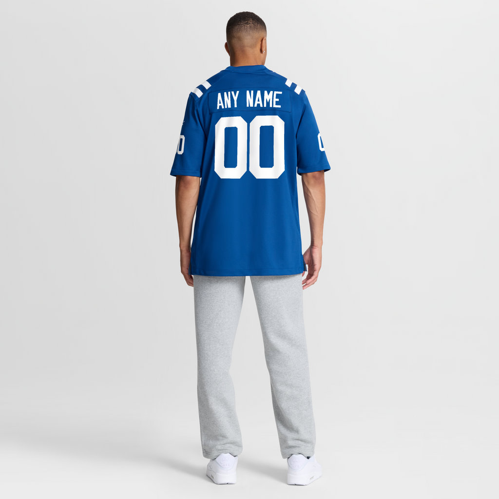 Nike Indianapolis Colts Royal Custom Game Jersey