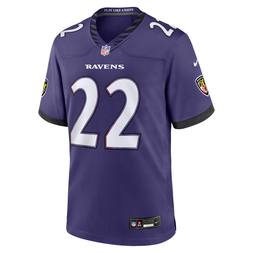 Baltimore Ravens Derrick Henry Nike Purple Team Game Jersey