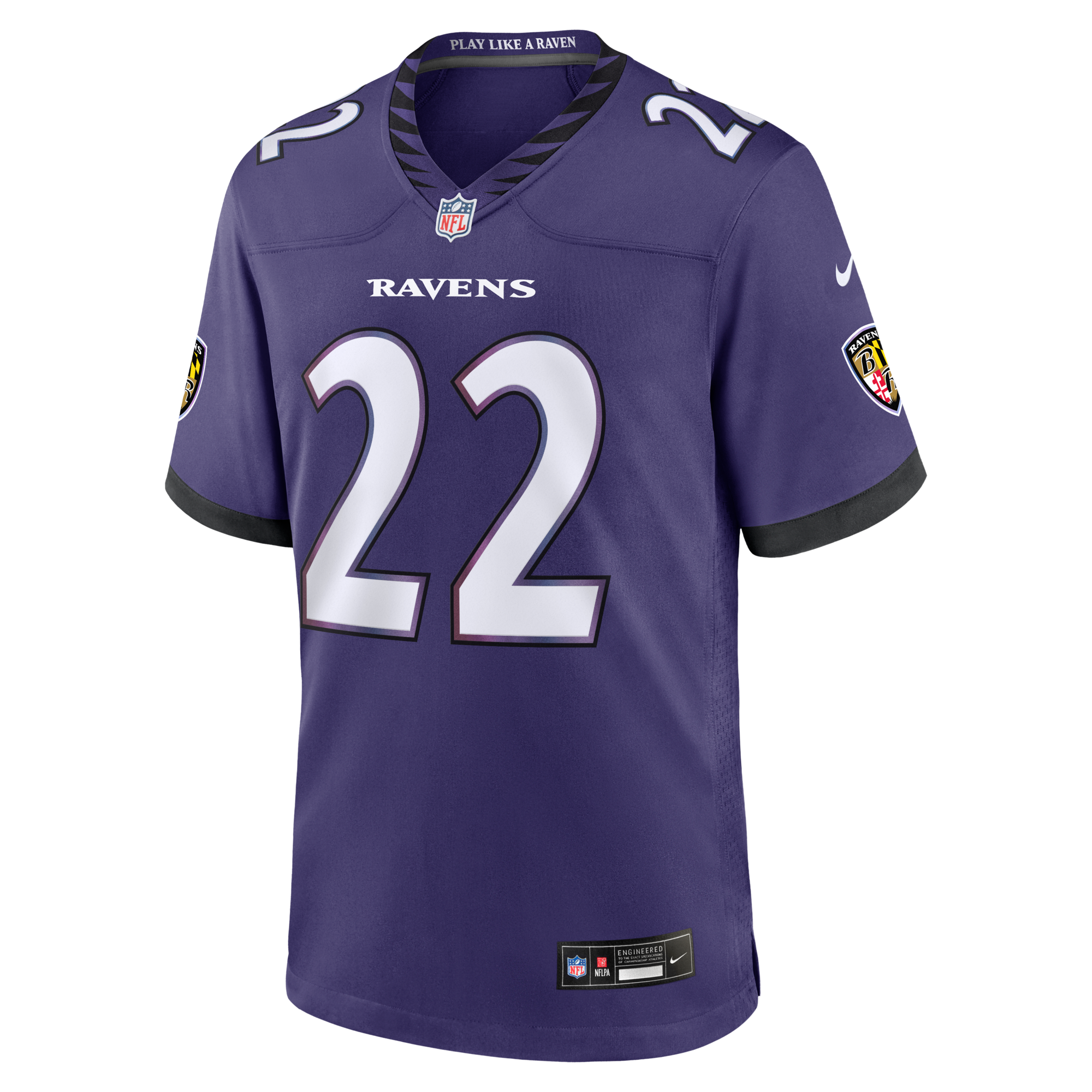 Baltimore Ravens Derrick Henry Nike Purple Team Game Jersey